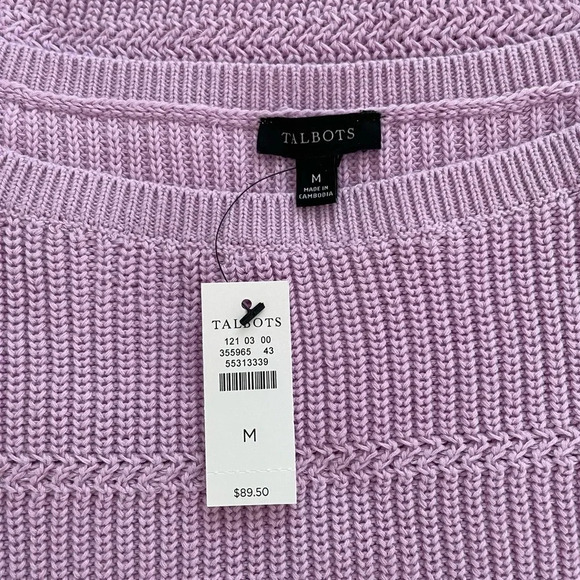 Talbots Textured Stitch Sweater - Picture 2 of 3